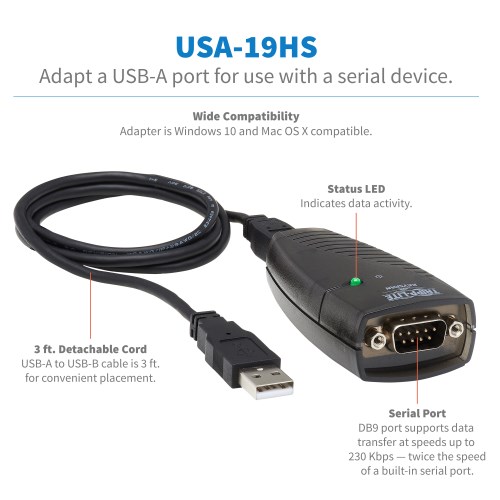 usb to rs232 male adapter driver for mac